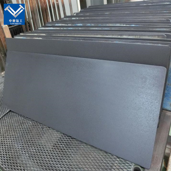 Titanium anodes for wastewater treatment